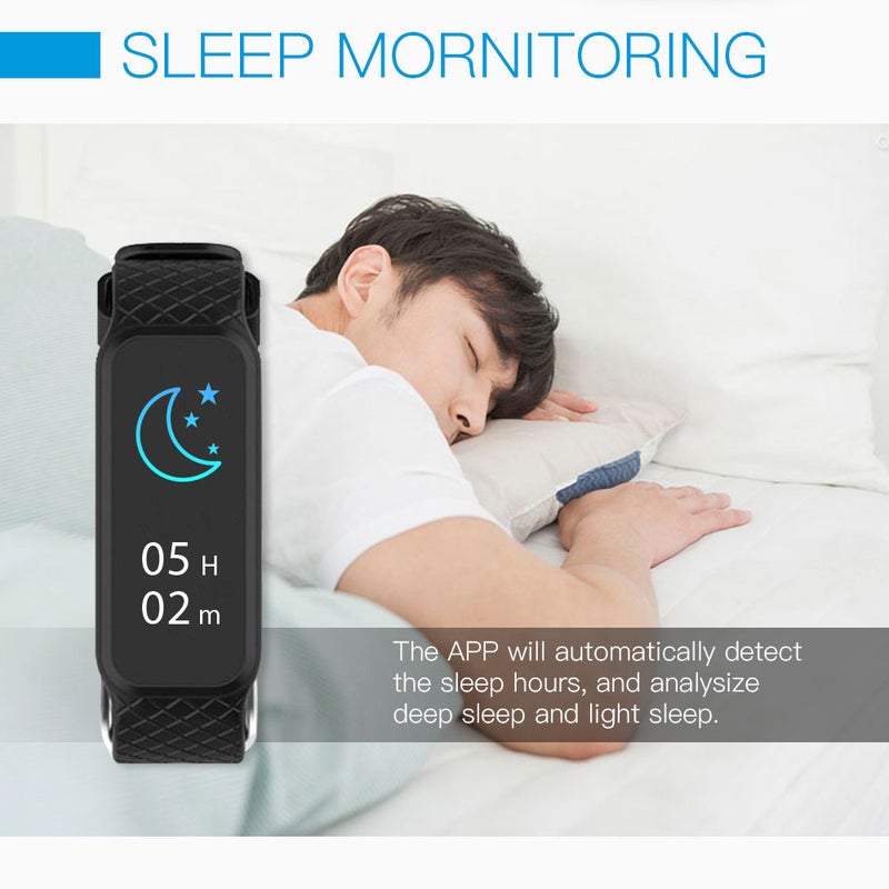 L38i Heart-Rate Smart Bluetooth Watch Black - Image 5