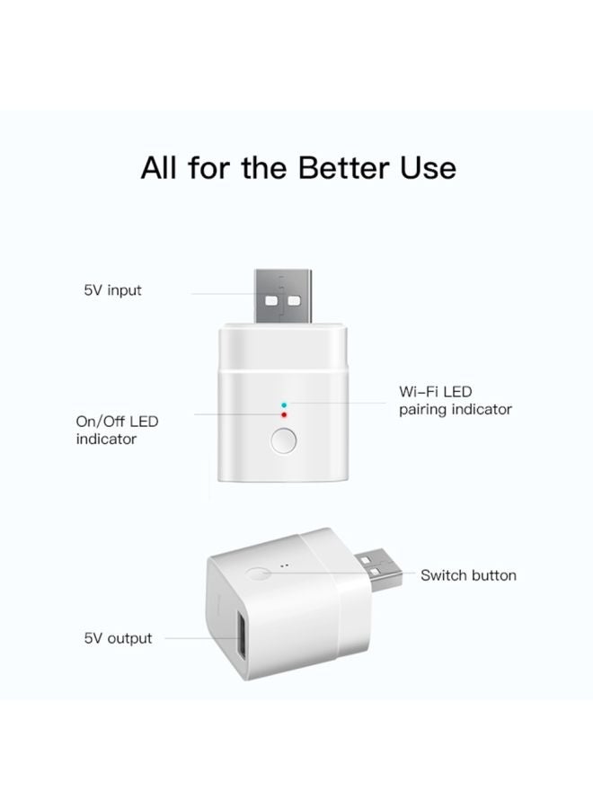 SONOFF Micro USB Smart Adapter White - Image 3