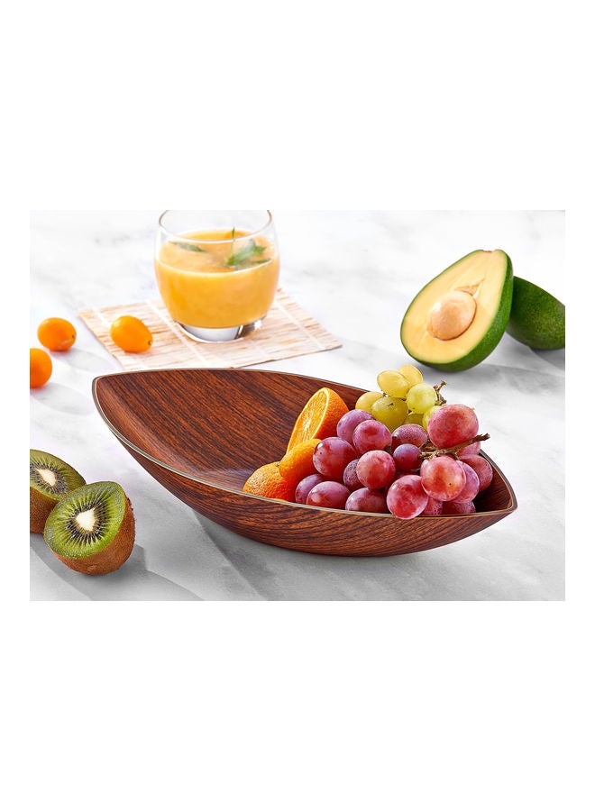 إيفيلين وعاء "جوندول" بني 17.5x35x6.5سم - Image 2