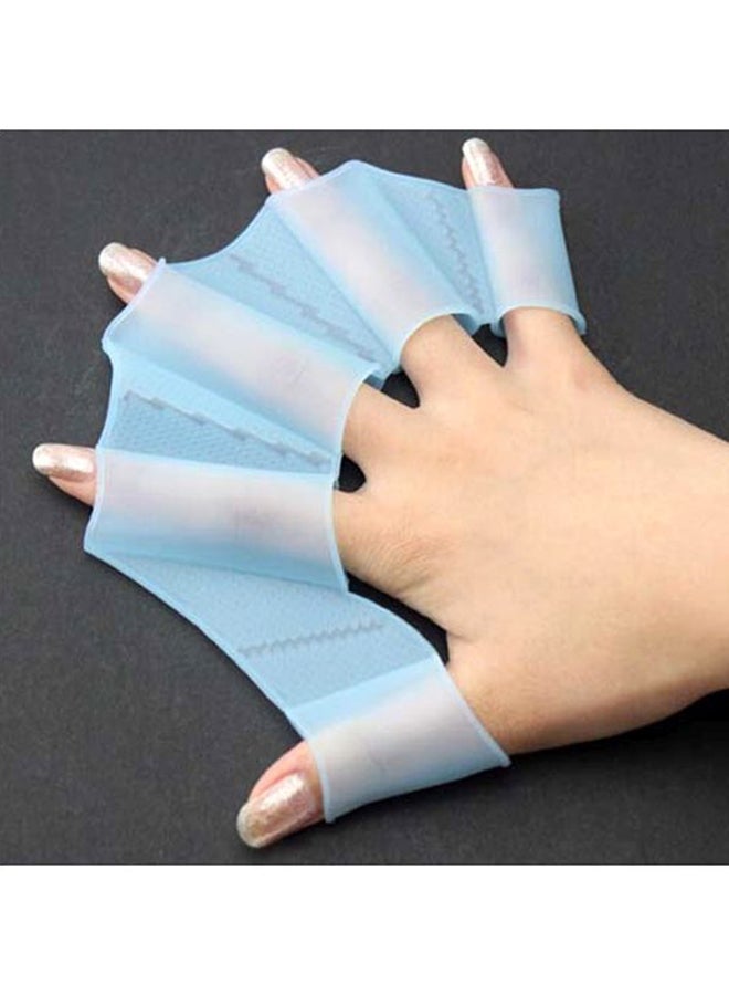 Generic Pair Of Silicone Swimming Finger Webbed Gloves 9.7x6.3x1.4cm - Image 5