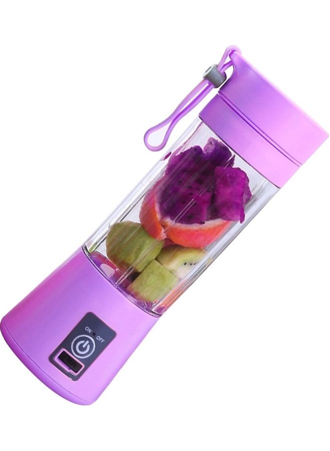 Electric Fruit Juicer Machine Blender Smoothie Maker USB Rechargeable CA844456 Purple  - Image 1