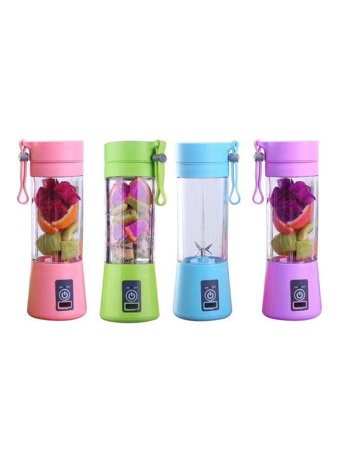 Electric Fruit Juicer Machine Blender Smoothie Maker USB Rechargeable CA844456 Purple  - Image 2