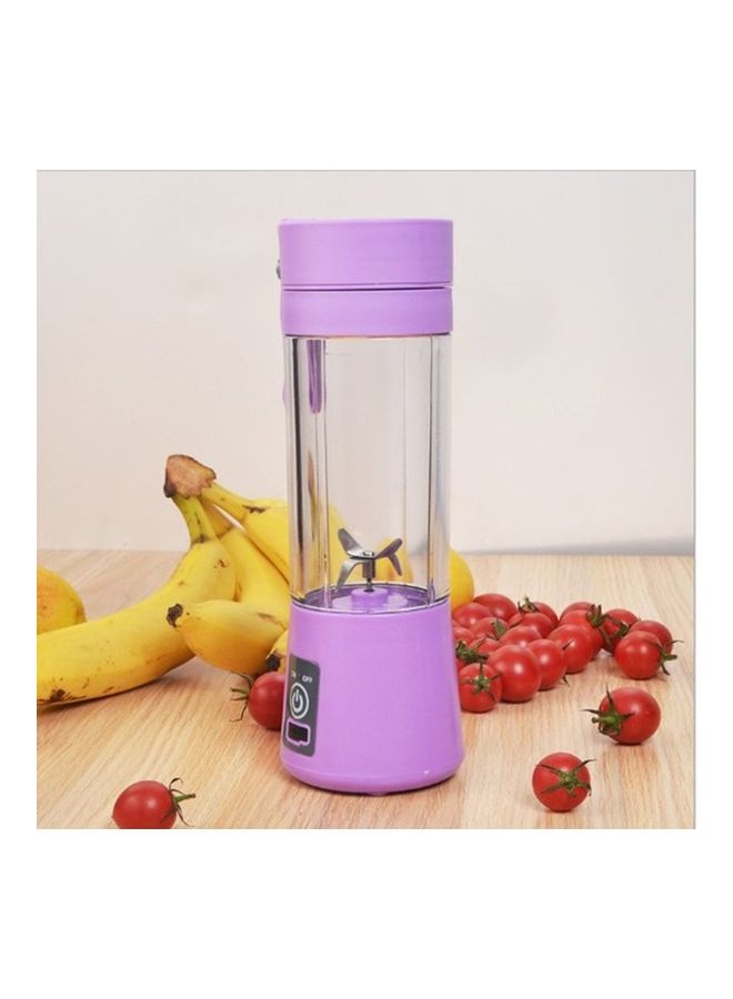 Electric Fruit Juicer Machine Blender Smoothie Maker USB Rechargeable CA844456 Purple  - Image 3