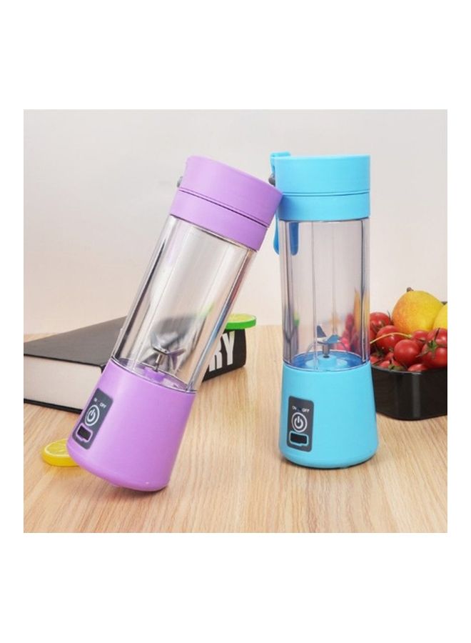 Electric Fruit Juicer Machine Blender Smoothie Maker USB Rechargeable CA844456 Purple  - Image 4