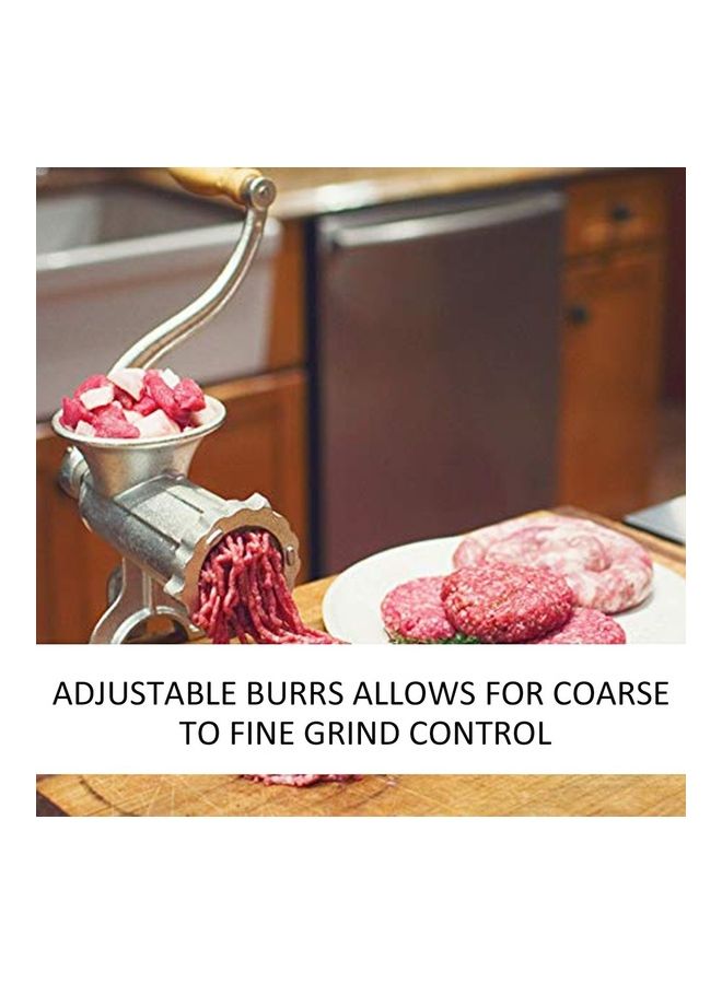 Manual Sausage Meat Grinder Silver  - Image 4