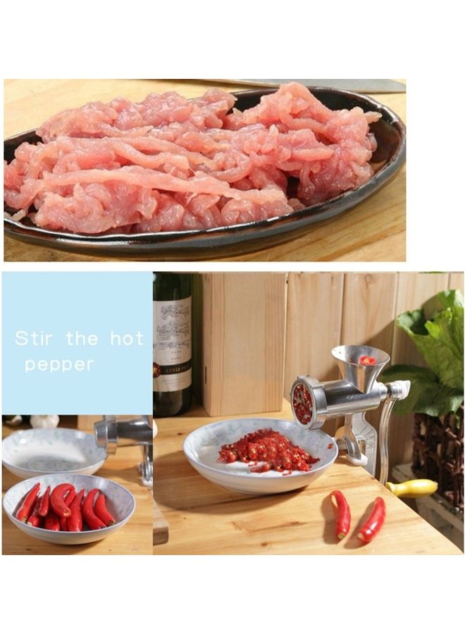 Manual Sausage Meat Grinder Silver  - Image 3