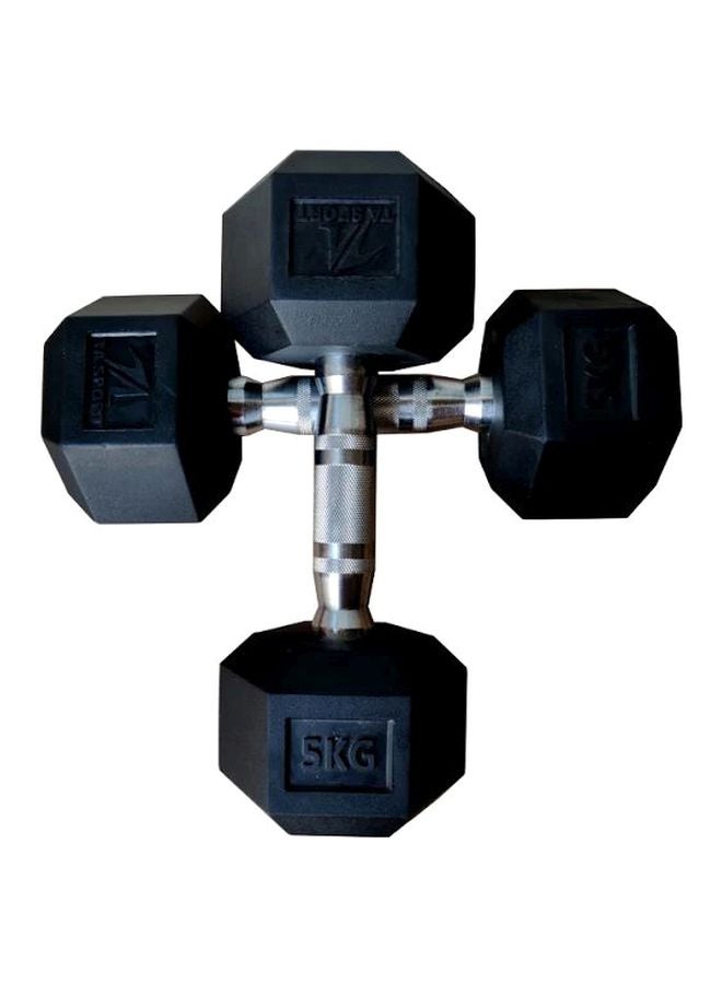 TA SPORTS Pair Of Dumbbells 2x5kg  - Image 3