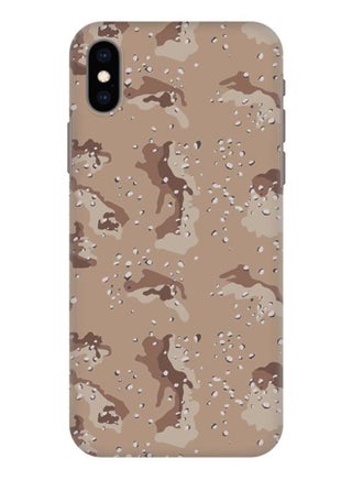 Desert Storm Camo Printed Protective Case Cover For Apple iPhone XS Max Beige - v1602223863/N18721940A_1