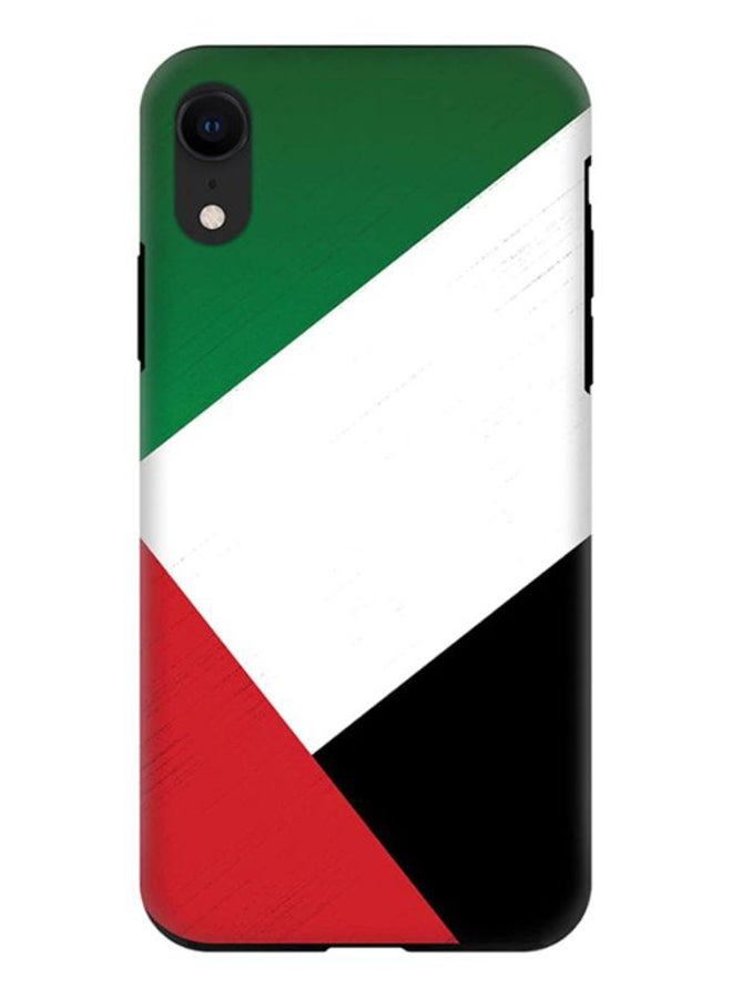 Stylizedd Flag Of UAE Printed Protective Case Cover For Apple iPhone XR Green/Black/Red