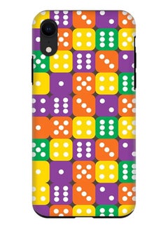 Dice Roll Printed Protective Case Cover For Apple iPhone XR Red/Blue/White