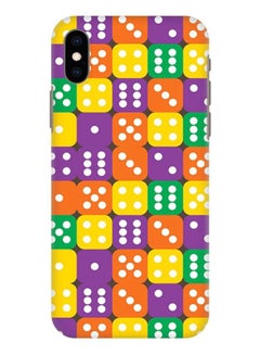 Dice Roll Printed Protective Case Cover For Apple iPhone XS Max Multicolour