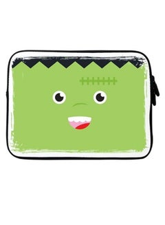 Cute Frankie Premium Designer Sleeve With Strap For Laptop Green/White/Black