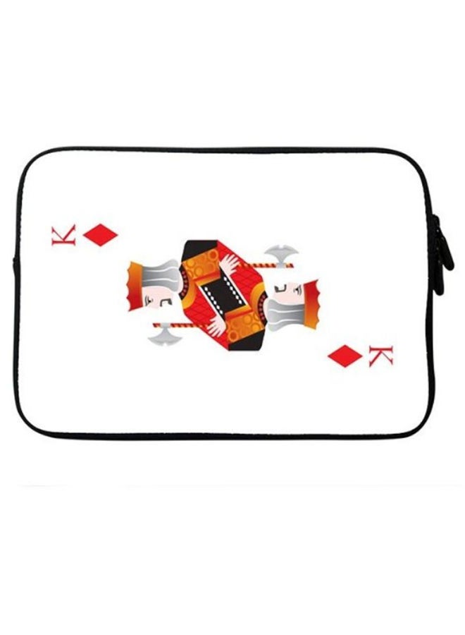 Stylizedd King Of Diamonds Printed Premium Designer Sleeve With Strap For Laptop Multicolour - Image 1