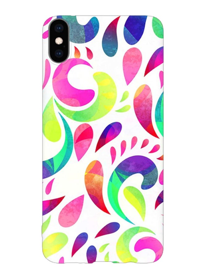 Floral Blast Printed Protective Case Cover For Apple iPhone XS Max Multicolour