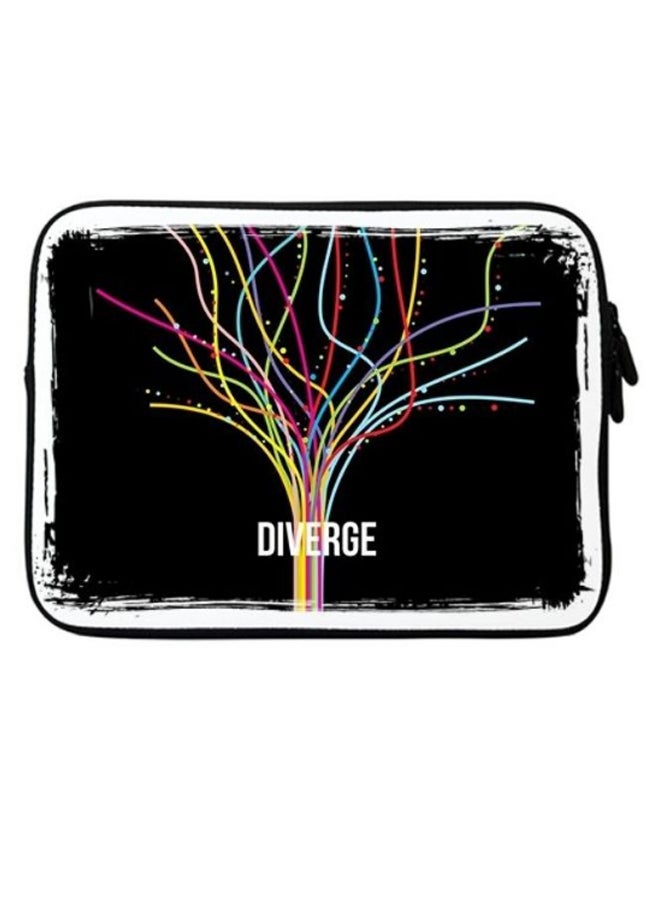 Stylizedd Diverge Premium Designer Sleeve With Strap For Laptop Multicolour  - Image 1