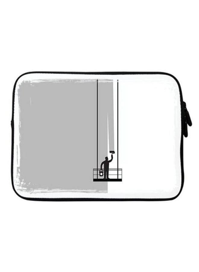Stylizedd Paint Hanger Printed Premium Designer Sleeve With Strap For Laptop White/Grey/Black - Image 1
