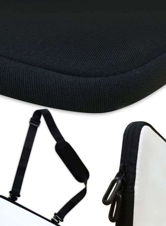 Stylizedd Paint Hanger Printed Premium Designer Sleeve With Strap For Laptop White/Grey/Black - Image 3