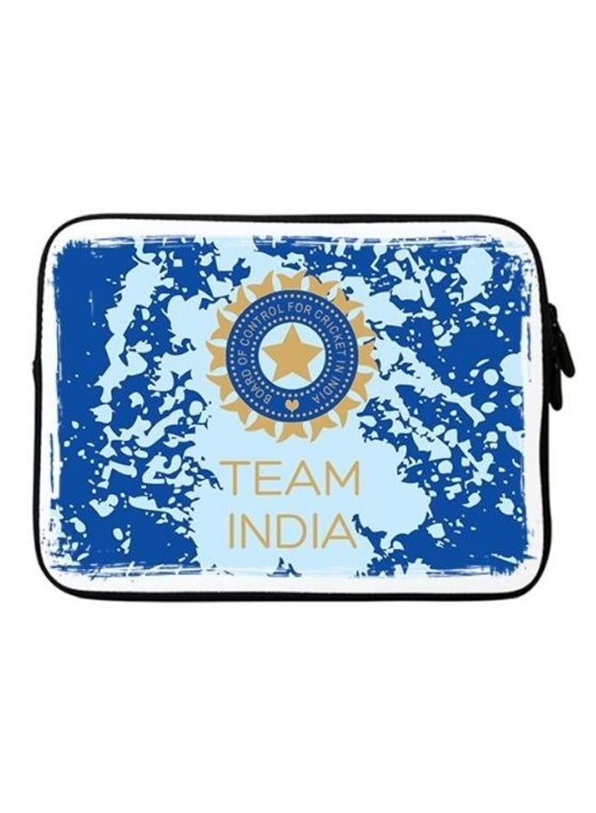 Stylizedd Team India Printed Premium Designer Sleeve With Strap For Laptop Multicolour - Image 1