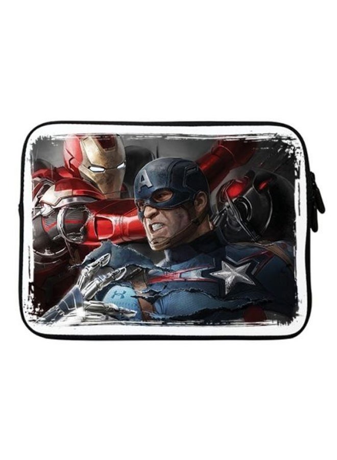 Stylizedd Fighting The Ultron Printed Premium Designer Sleeve With Strap For Laptop Multicolour  - Image 1