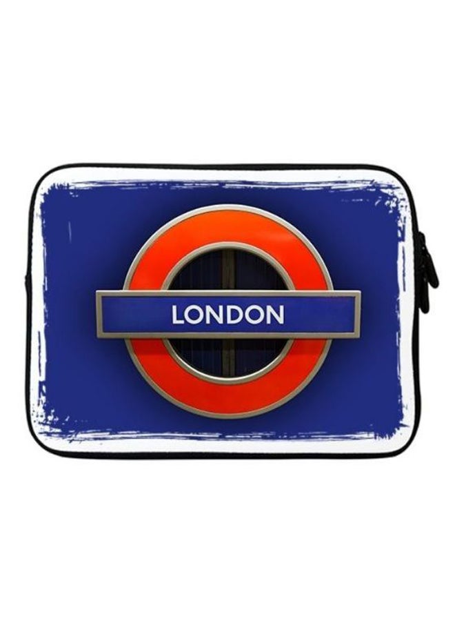 Stylizedd Mind The Gap Printed Premium Designer Sleeve With Strap For Laptop Multicolour  - Image 1