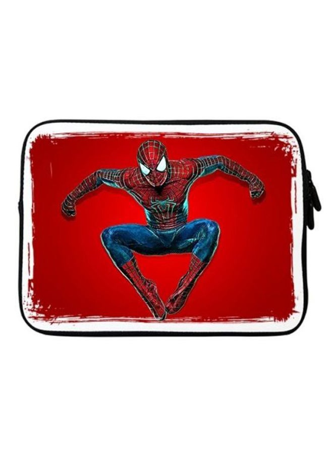 Stylizedd Spider On The Wall Printed Premium Designer Sleeve With Strap For Laptop Multicolour  - Image 1