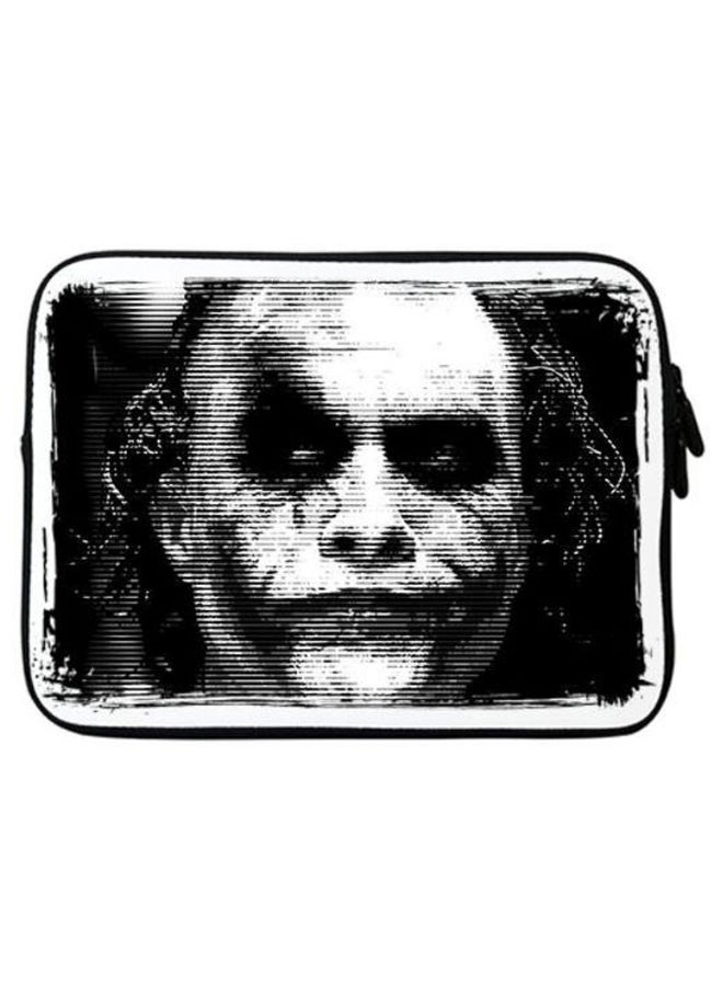 Stylizedd Joker Printed Premium Designer Sleeve With Strap For Laptop Black/White - Image 1