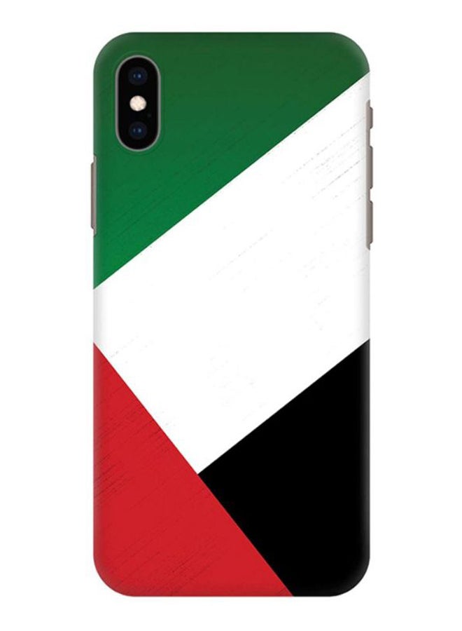 Slim Snap Case Cover Matte Finish Flag Of Uae Apple Iphone X Multicolour