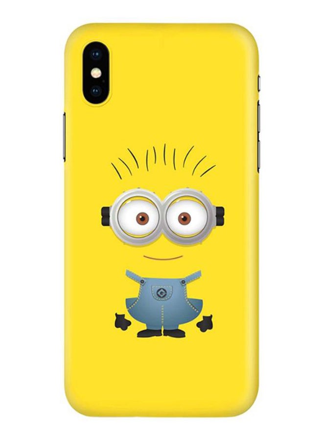 Minion 3 Printed Protective Case Cover For Apple iPhone X/XS Yellow/White/Blue