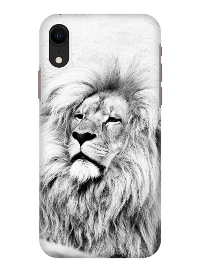 Wise Lion Printed Protective Case Cover For Apple iPhone XR White