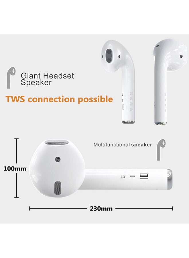 Giant Bluetooth Speaker White  - Image 2
