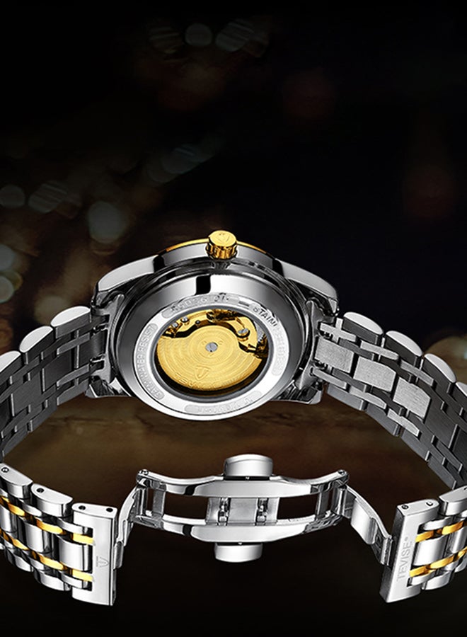 Tevise Men's Stainless Steel Wrist Watch J4261B-G-KM - 42 mm - Black  - Image 3