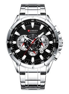 Men's Stainless Steel Chronograph Watch J4211S-B-KM - 42 mm - Silver