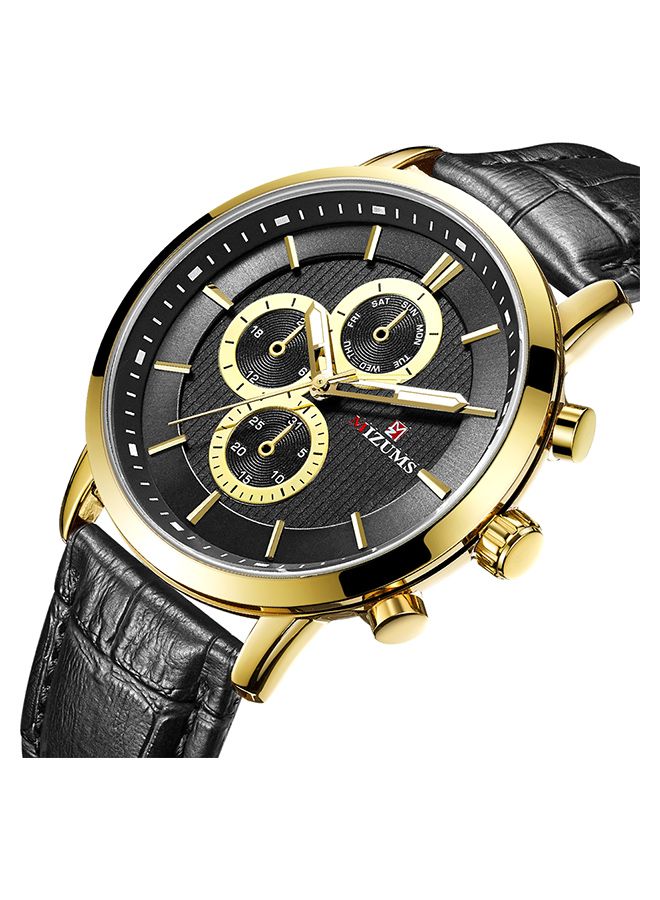 MIZUMS Men's Alloy Chronograph Wrist Watch J3827B1-KM - Image 2