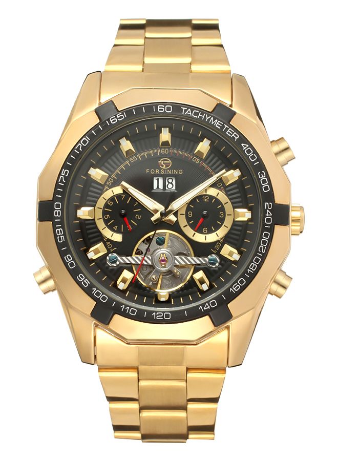 Generic Men's Waterproof Stainless Steel Analog Watch J3819G-2-KM  - Image 1