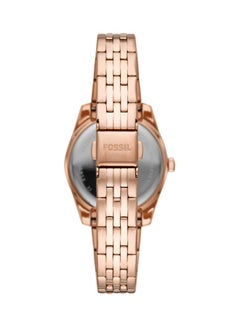 FOSSIL Women's Scarlette Stone Studded Analog Watch ES4898 - 32 mm - Rose Gold  - Image 2