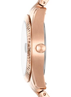 FOSSIL Women's Scarlette Stone Studded Analog Watch ES4898 - 32 mm - Rose Gold  - Image 3