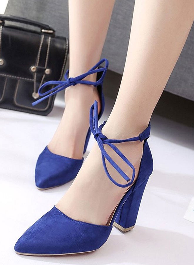 Women's High Heeled Shoes Sapphire Blue  - Image 3