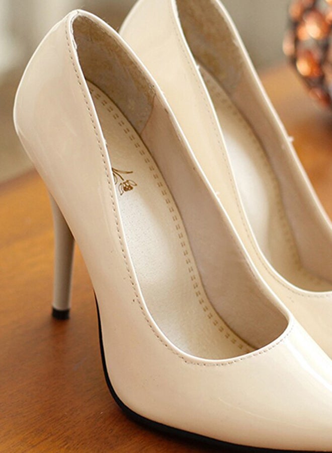 Pointed Toe Chic Shoes White  - Image 2