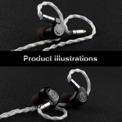 TRN T3 8 Core MMCX Upgrade Earphones Cable Silver  - Image 2