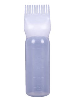 Hair Oil And Dye Dispenser Box With Applicator Brush White 17 x 4.5cm