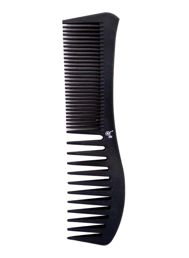 Or Bleu Fine And Wide-Toothed Comb Black 19cm - Image 1
