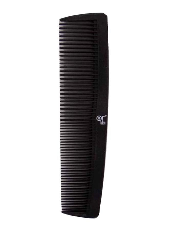 Or Bleu Fine-Toothed Pocket Comb Black 12.5cm - Image 1