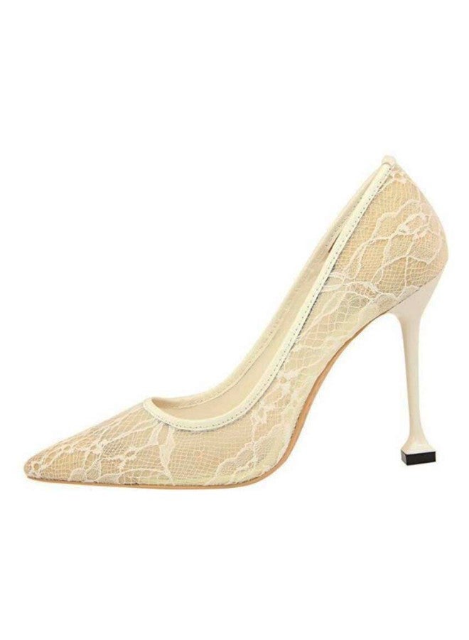 High Heel Pumps Off White 