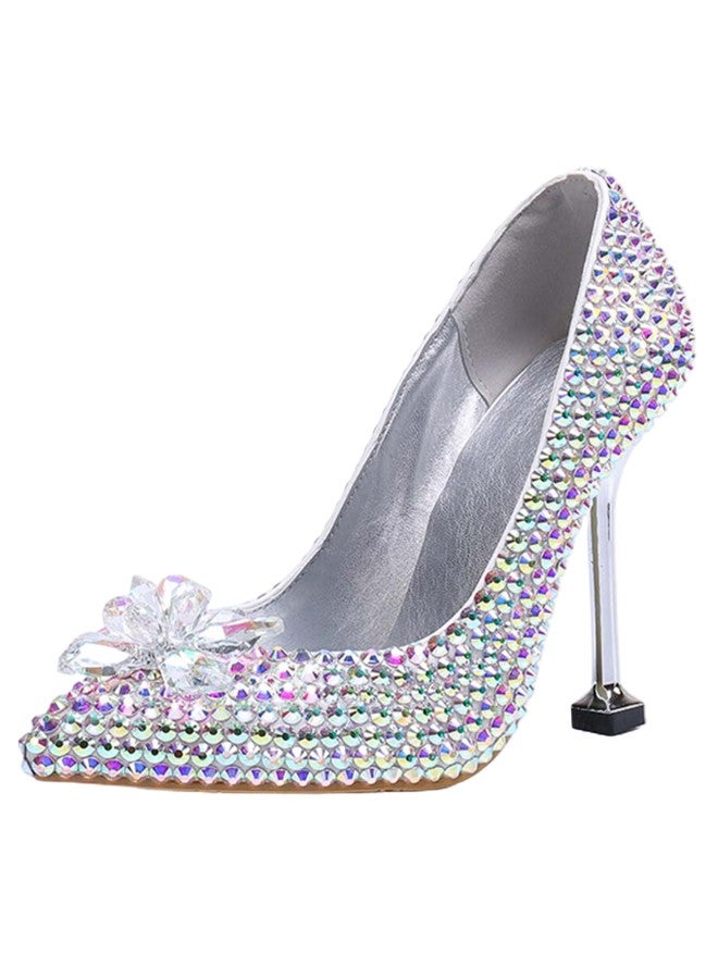 Rhinestone Detail High Heel Pumps Multicolour  - Image 1