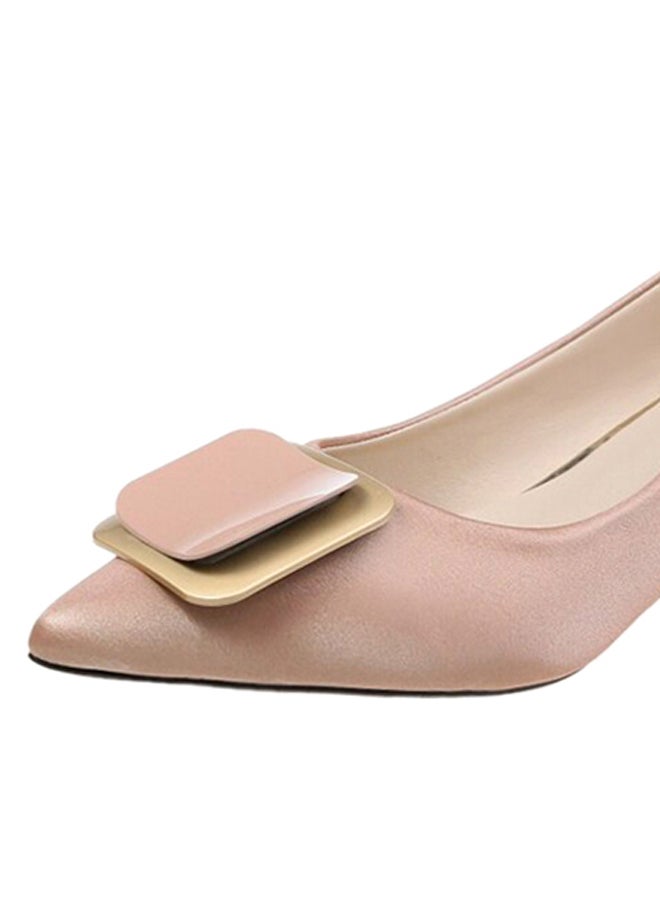 Pointed Toe Pumps Pink  - Image 3