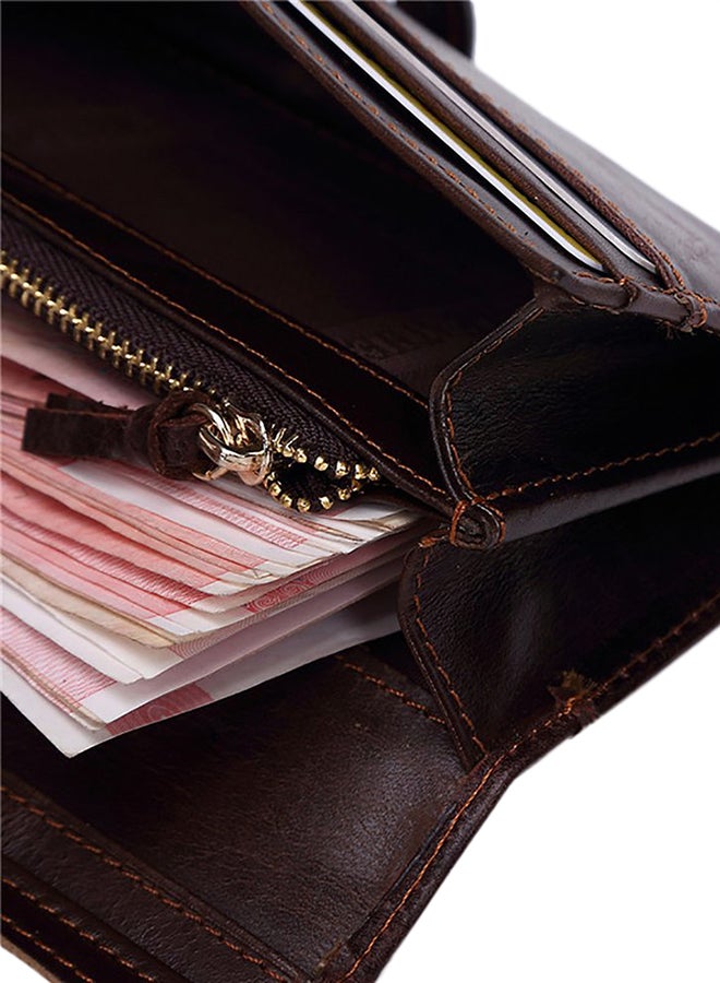 Generic Strap Closure Hand Wallet Burgundy  - Image 4