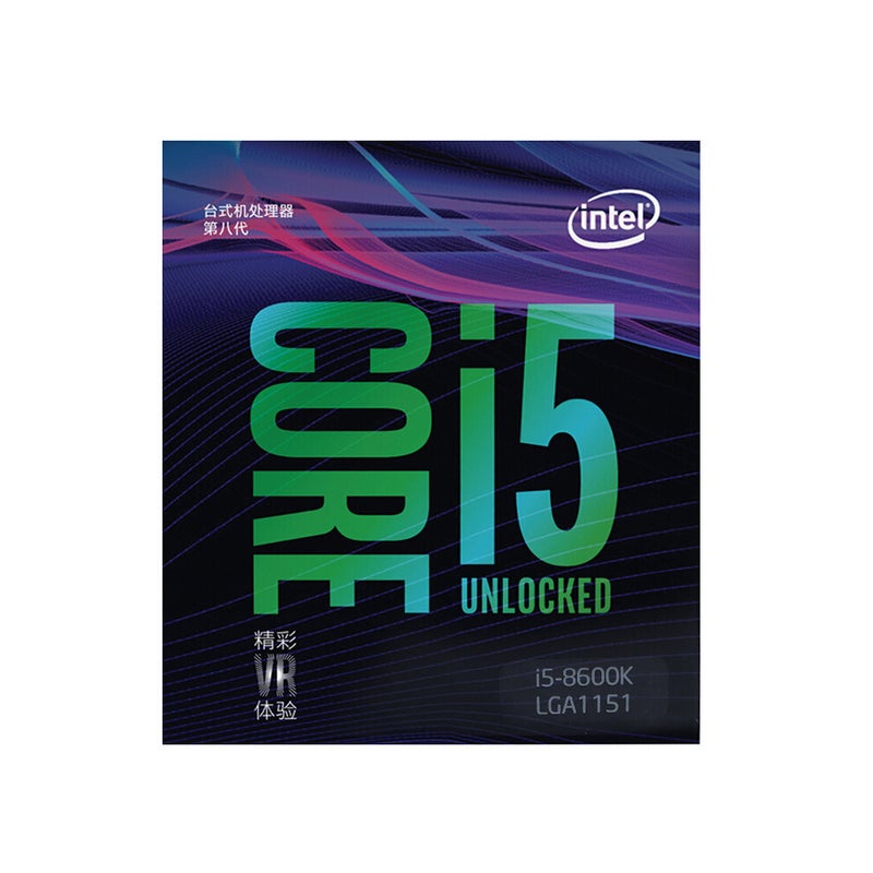 Core i5-8600K Processor 9M Cache 4.30 GHz Multicolor