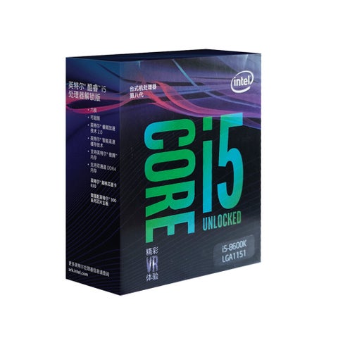 Core i5-8600K Processor 9M Cache 4.30 GHz Multicolor