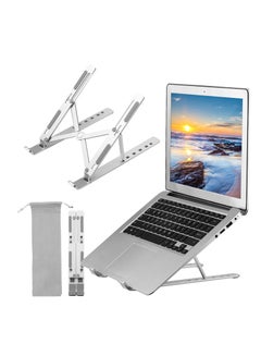 Generic Adjustable Portable Elevator Laptop Stand Silver  - Image 1