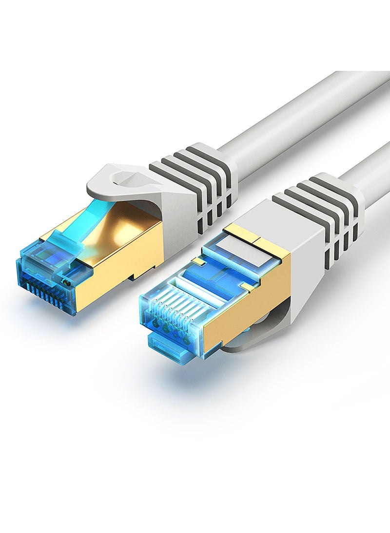 فينشن كابل شبكة Cat.7 SSTP بمنفذ RJ45 وغلاف ثنائي للعزل بسرعة 10 جيجابت في الثانية متعدد الألوان - Image 1